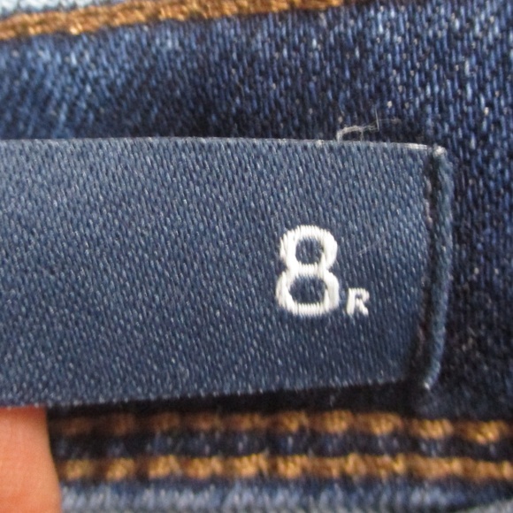 J. Jill Jeans Women's 8 Dark Wash High Rise‎ Straight Leg Stretch Denim - Picture 7 of 8